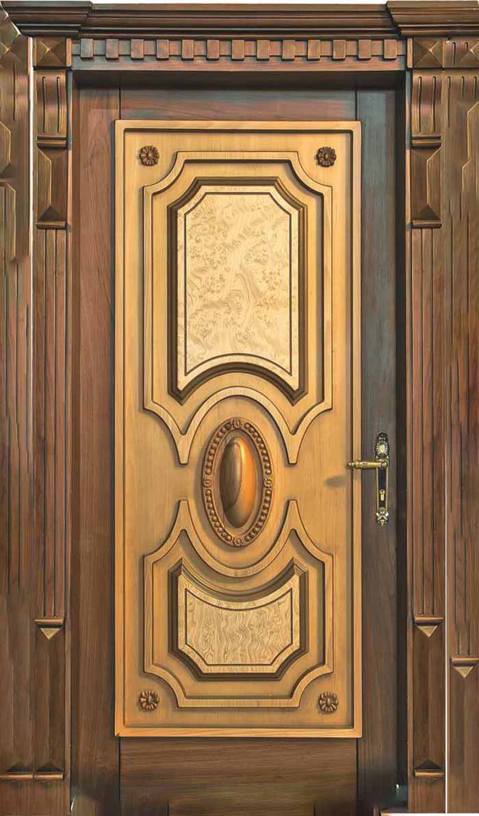 درب ضد سرقت چوبی
